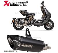 ITALJET DRAGSTER 125 / DRAGSTER 200 2021-2023 Scarico AKRAPOVIC Titanio Nero ...
