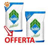 Italkali Sale Naturale Alimentare Fino - Italkali Sale Naturale Alimentare Fino - Sacco Da 10 Kg - ACQUISTO MULTIPLO