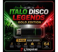 ITALO DISCO LEGENDS GOLD USB EDITION CHIAVETTA 64GB KINGSTONE 3.2