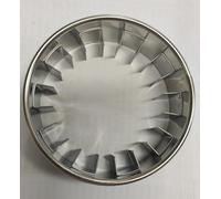 Italo Ottinetti Pasticelle-Tagliapasta in Acciaio Inox, 8 cm, Inossidabile, Metallo, Taglia Unica