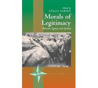 Italo Pardo Morals of Legitimacy (Copertina rigida)