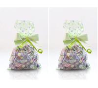 Italpak Buste (Sacchetti) Trasparenti per Alimenti Bubbles 50 pz, Polypropylene, Verde, 15x25cm (Confezione da 2)