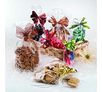 Italpak Buste Trasparenti, Sacchetti per Alimenti, Sacchetti in Cellophane, 100 pz, 25x40 cm