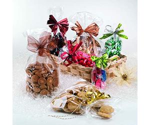 Italpak Buste Trasparenti, Sacchetti per Alimenti, Sacchetti in Cellophane, 100 pz, 25x40 cm