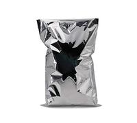 Italpak Sacchetti Regalo con Chiusura, Buste Metallizzate con patella adesiva Tinta Unita 50 pz, 15x23+4cm, Argento