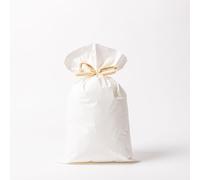 Italpak Sacchetti Regalo Perlati in Polipropilene 40 Micron, Bianco, 15x25 cm, 50 Pezzi