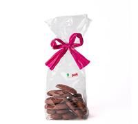 Italpak Sacchetti trasparenti per Alimenti con Fondo Quadro Saldato, Buste per Biscotti e Regali, 8+5x28 cm, 50 pezzi