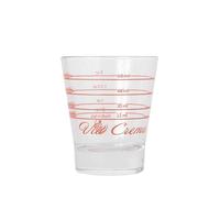 ITALPARTS VIA CREMA [1 pezzo] bicchiere per caffè espresso (1) bicchiere per caffè shot, misurino barista