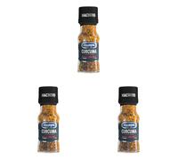 Italpepe, Curcuma Macinata, Ideale per Ricette Tradizionali Arabe e Orientali in Abbinamento a Carni Bianche, Pesce e Riso, Sumatura Amara, Vasetto in Vetro con Tappo Macina da 36 Grammi