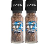 Italpepe, Mix Aromatico per Gin Tonic, Ottimo per Aperitivi, Cene e Festeggiamenti, Cocktail Ideale da Abbinare a Piatti a Base di Formaggi, Finger Food e Crostacei (Confezione da 2)