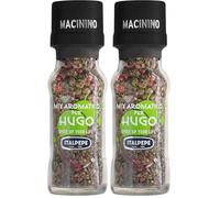 Italpepe, Mix Aromatico per Hugo, Ottimo per Aperitivi, Cene e Festeggiamenti, Cocktail Ideale da Abbinare a Piatti a Base di Insalate di Carni, Pesci e Cibi Piccanti (Confezione da 2)