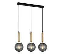 Italux Ravena Moderna plafoniera a sospensione a 3 barre luminose, E27 LED