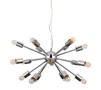 Italux Theo - Sospensione Moderna Sospesa Cromo 18 Luci, E27