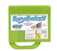 Italveneta Valigetta didattica da 186 Pezzi di regoli Colorati in Diverse Dimensioni