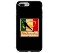 Italy 2026 Speed Skating Vintage Italy Flag Winter Sports Custodia per iPhone 7 Plus/8 Plus