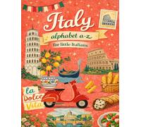Italy A to Z Tracing and Coloring Book