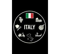 Italy: Blank Sketchbook: Minimalist Italian Icons Edition | Unlined Journal for Drawing & Notes | Nations of the World Series