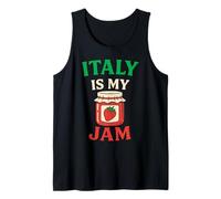 Italy Is My Jam Italia È La Mia Marmellata Divertente retrò Canotta