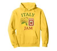 Italy Is My Jam Italia È La Mia Marmellata Divertente retrò Felpa con Cappuccio