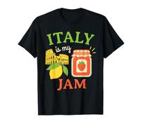 Italy Is My Jam Italia È La Mia Marmellata Divertente retrò Maglietta