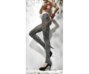 ITALY Leggings Pantacollant CHORE 60 DENARI Coprente con Ricamo Zebrato M/L