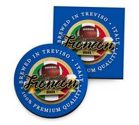 Italy Rugby Union Troncon - Bevande Sottobicchiere - Cerchio O Quadrato