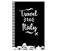 Italy Travel Journal: Includes Flight Details, Hotel, Dinner, Packages Information & Reservation. Perfect for International Travel - 6" x 9" 100+ Pages