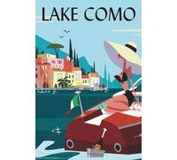 Italy Travel Journal: Lake Como Themed Notebook