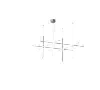 Italy Tube Linear Pendant Lamp Modern Chandeliers For Villa Parlor Stairwell Hotel Project Exhibition Led Lights Luster Fixtures