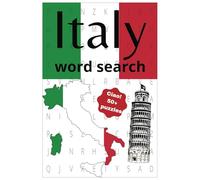 Italy Word Search: 110 Pages, 50+ Puzzles Related to All Things Italy! Gift for Travel, Vacations, Holidays & More