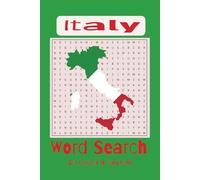 Italy Word Search Puzzle Book: Word Searches with Easy to Read Print about Italian Cities, Landmarks, Food and More | 6x9 inches 110 pages | 50+ Puzzles... Gift for Vacations, Holidays and Free Times