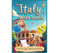 Italy Word Search Puzzle Book: Word Searches with Easy to Read Print about Italian Places, Food, Culture and More | 6x9 inches, 110 pages | 50+ puzzles . . . for Holidays, Vacations and Free Time
