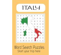 Italy Word Search Puzzle Book: Word Searches with Esay to Read Print about Italy, Italy travel, Italy Adventure, Pocket and more | 6x9 inches, 110 ... Gift for Vacations, Holidays and Free Times