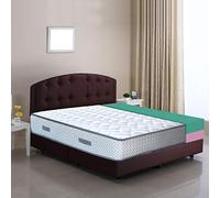 ITALYMATERASSI, Materasso MEMORY singolo 110x200 cm | 6 cm di Memory | Materasso ortopedico CONTRO IL MAL SCHIENA H24cm mod. FIRENZE, base materasso rigida in AirPur e tessuto e anallergico