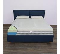 ITALYMATERASSI Materasso Una Piazza e Mezza MED 3.1 140x195 cm in Memory Foam e Molle Insacchettate con 2 Cuscini, Alto 24 cm, Dispositivo Medico Detraibile, Made in Italy