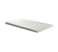 ITALYMATERASSI Topper Singolo 85x190 cm in Memory Foam, Alto 7 cm, Correttore per Materasso, Sfoderabile con Angoli Elastici, 100% Anallergico