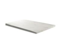 ITALYMATERASSI Topper Una Piazza e Mezza 140x195 cm in Memory Foam, Alto 4 cm, Correttore per Materasso, Sfoderabile con Angoli Elastici, 100% Anallergico