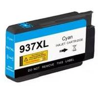 ITALY'S CARTRIDGE Cartuccia 937XLC ciano ink pigmentato alta capacità compatibile per Hp OfficeJet 9110b,9120B,9123,9133,9720,9730 1.650 pagine