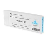 ITALY'S CARTRIDGE CARTUCCIA EPSON T6065 LIGHT CIANO COMPATIBILE PER EPSON Stylus Pro 4800,4880 C13T606500 CAPACITA 220ML PIGMENTATO -CON CHIP-