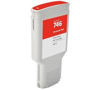 ITALY'S CARTRIDGE Cartuccia Hp 746R rosso P2V81A ink pigmentato per Hp Designjet Z6,Z9,24,44-Zoll Ps capacità 300ml