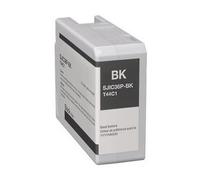 ITALY'S CARTRIDGE Cartuccia SJIC36BK nera C13T44C140 ink pigment compatibile per Epson ColorWorks C6000,C6500 SJIC36PK capacità 80ml