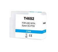 ITALY'S CARTRIDGE Cartuccia T46S2 ciano C13T46S200 ink pigmentato compatibile per Epson SureColor SC-P700,SC-P706 capacità 25ml