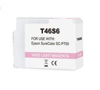 ITALY'S CARTRIDGE Cartuccia T46S6 light magenta C13T46S600 ink pigmentato compatibile per Epson SureColor SC-P700,SC-P706 capacità 25ml