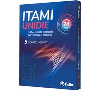 Itami unidie 5cer medic 140mg 140 mg cerotto medicato 5 cerotti in bustina carta/pe/al/eaa