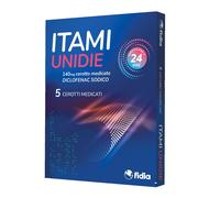 Itami unidie 5cer medic 140mg 140 mg cerotto medicato 5 cerotti in bustina carta/pe/al/eaa