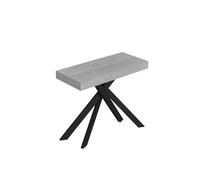 Itamoby Console estensibile 90x40/300 cm Saki Premium cemento Piedi Antracite