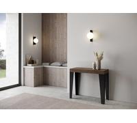 Itamoby Consolle allungabile Flame Premium in nobilitato e talaio in ferro da 90x40(300) cm