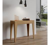 Consolle allungabile Isotta Small 90x42 Quercia Natura fino a 198 cm
