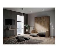 Letto scomparsa a una piazza e mezza a 120 cm KENTARO SOFÀ Noce [EEK: Non applicabile]