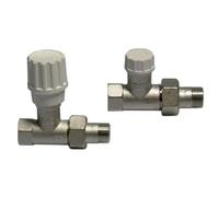 ITAP Valvola + detentore Diritta per radiatori Attacco Ferro 1/2, Multicolore, Standard